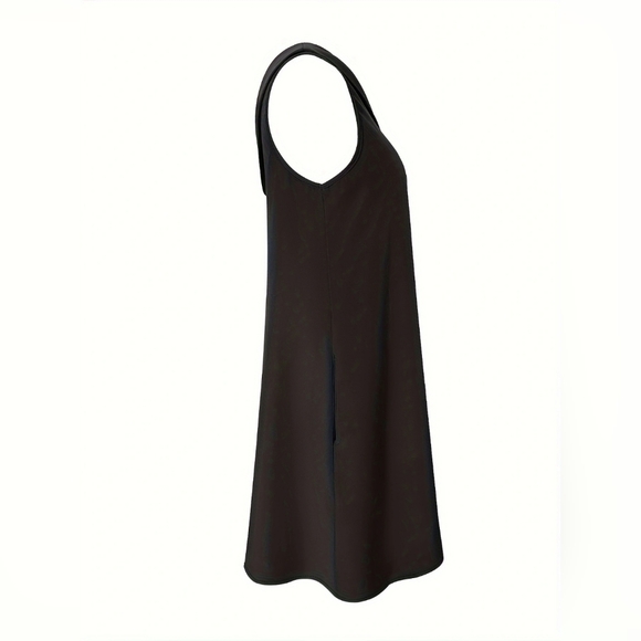 Asymmetrical Neck Sleeveless Mini Dress - Picture 2 of 7